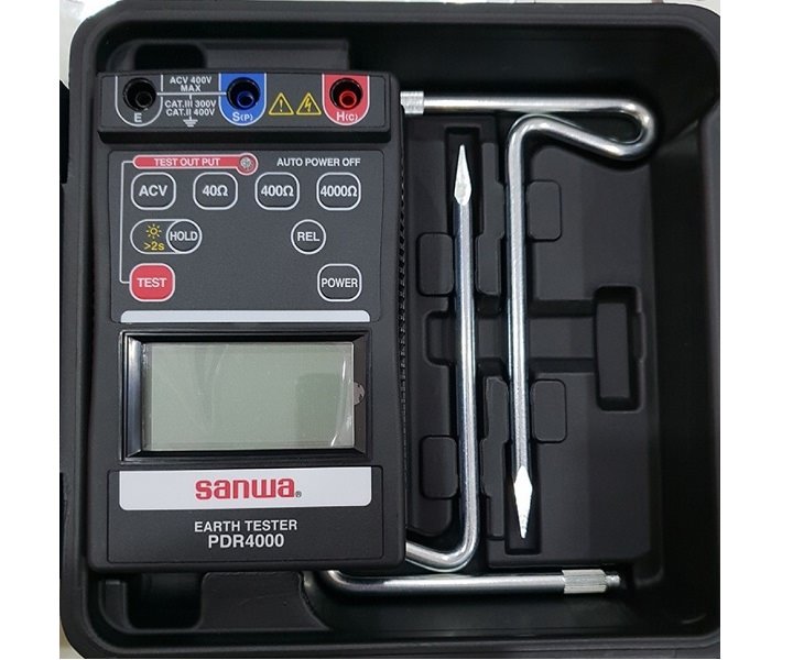 đồng hồ đo điện trở đất SANWA PDR4000